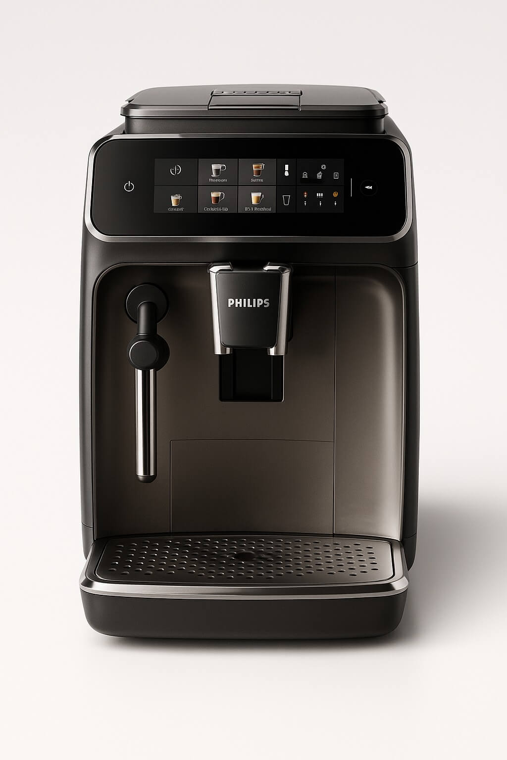 Philips automatski espresso aparat sa digitalnim displejom i klasičnim dodatkom za mlečnu penu, koji kuhinja mora da ima