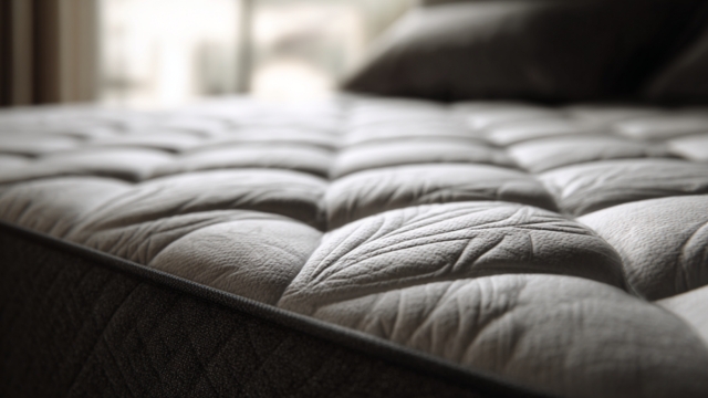 Prikaz površine dušeka sa istaknutim šarama