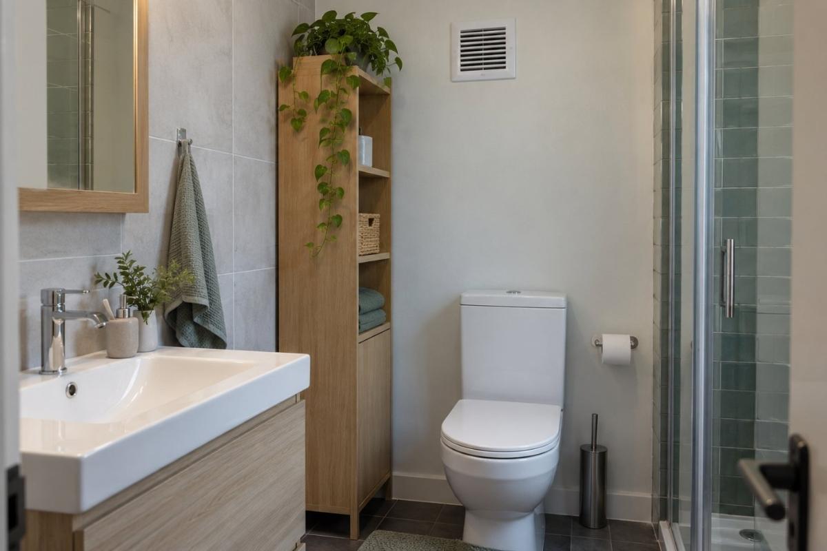prikaz ventilacije i nameštaja u kaptilu